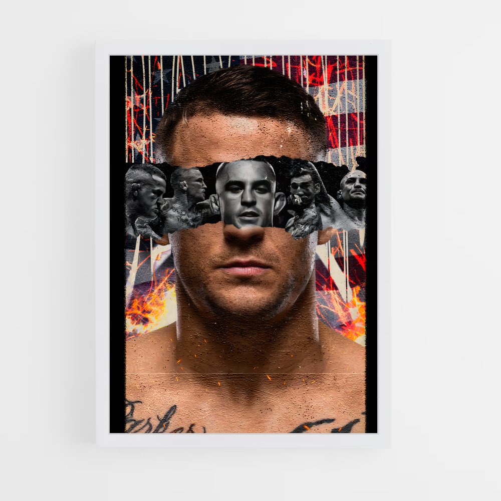 Poster Dustin poirier peint – affiche MMA (vue 3)